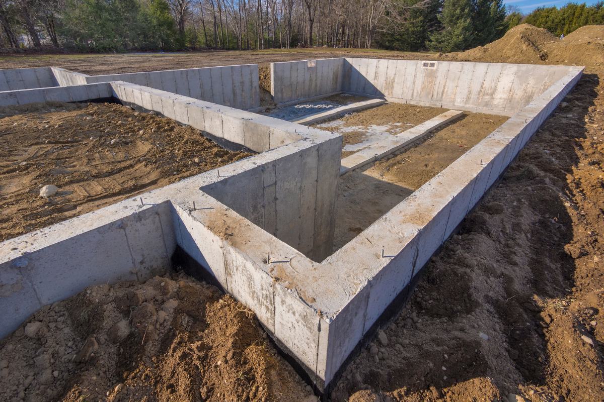 house foundation concrete